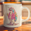 Unicorn Coffee - Sippin' Coffee Spreadin' Rainbows 12 oz Ceramic Mug - Washable, Microwavable