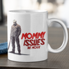 Friday the 13th Jason -Mommy Issues 12 oz Ceramic Mug - Washable, Microwavable