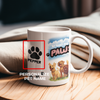 At Least My Dog Thinks I'm Pawsome 12 oz Ceramic Mug - Washable, Microwavable