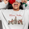 Meowy Christmas Cat Lovers (Sublimation Sweatshirt)