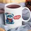 Santa's Little Sipper 12 oz Ceramic Mug - Washable, Microwavable