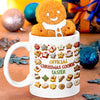 Official Christmas Cookie Taster 12 oz Ceramic Mug - Washable, Microwavable