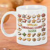 Official Christmas Cookie Taster 12 oz Ceramic Mug - Washable, Microwavable