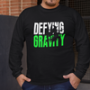 Defying Gravity Green & White (Men's Long Sleeve)