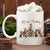 Meowy Christmas 12 oz Ceramic Mug - Washable, Microwavable