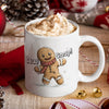 Aw Snap! It's Christmas Gingerbread 12 oz Ceramic Mug - Washable, Microwavable