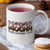 Peppermint Mocha Over Pumpkin Spice 12 oz Ceramic Mug - Washable, Microwavable