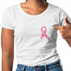 Pink Ribbon - Breast Cancer Awareness (Women's Short Sleeve)