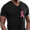 Pink Ribbon - Breast Cancer Awareness (Men's V-Neck)