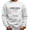 Game Over 2-Bit Arcade (Men's Sweatshirt)